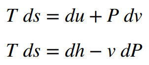 [열역학] 열역학적 성질들 간의 관계식(The thermodynamic property relation ; gibbs relation)
