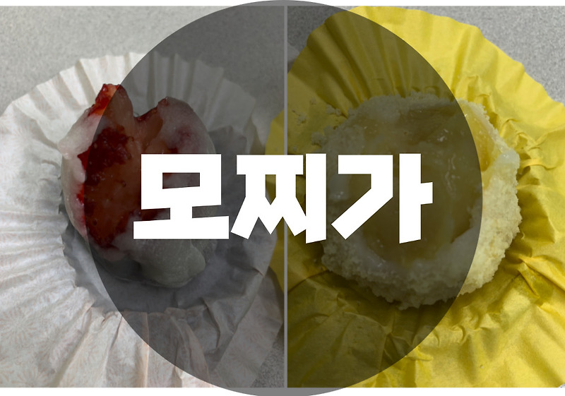 : 용인 역북동 명지대역 : 씹으면 안에 과일이 터지는 말캉몰캉 모찌가