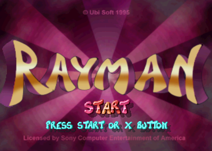 유비소프트 (Ubisoft) - 레이맨 북미판 Rayman USA (플레이 스테이션 - PS)