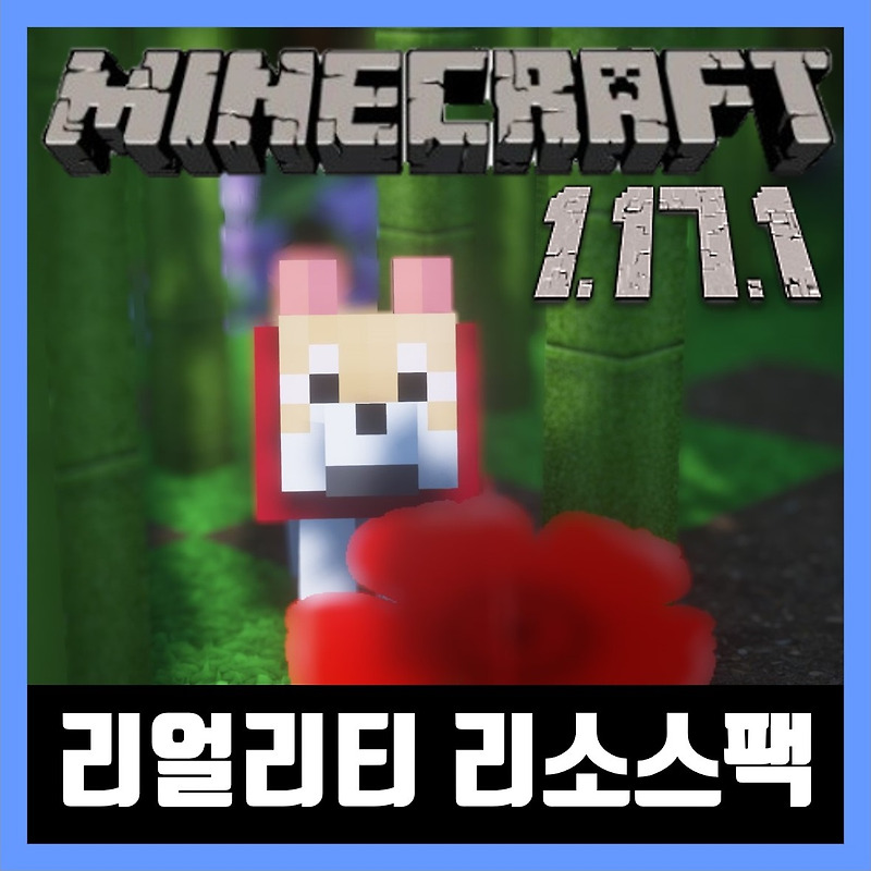 마인크래프트 1.17.1 리얼리티 리소스팩 URBAN