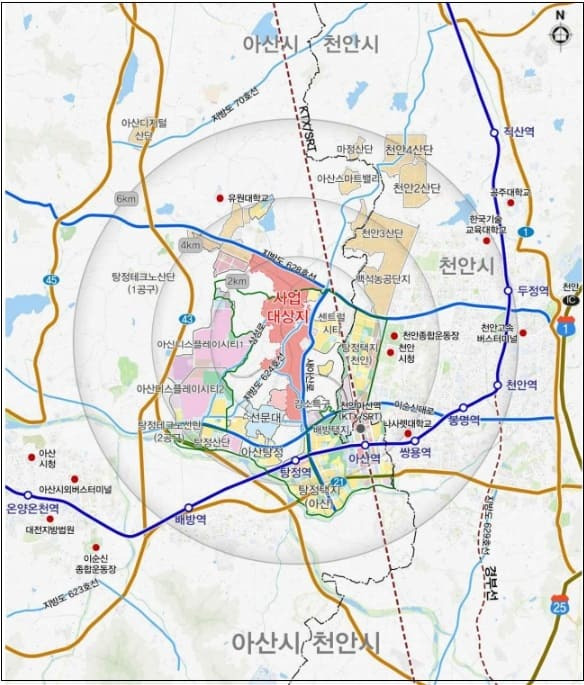 국토부, 아산탕정2 도시개발사업 개발계획 수립...24년 착공 목표