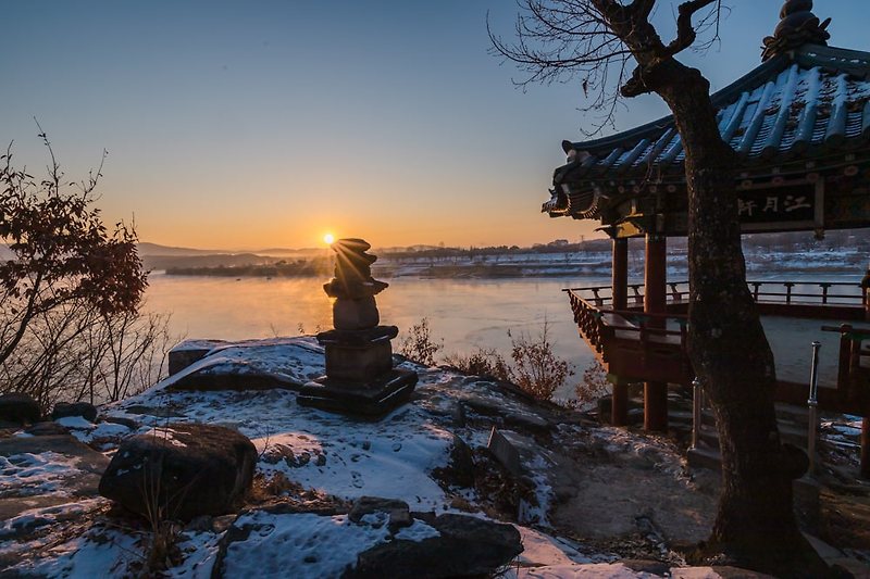 겨울 북극 한파에 찾아가 본 여주 신륵사 (상고대 촬영 실패기)