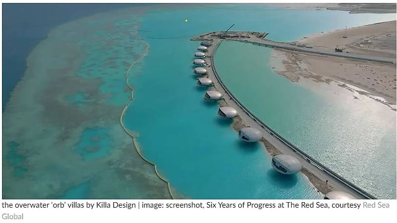 사우디 홍해 셰이바라 섬 빌라 프로젝트 VIDEO:Red sea project update: watch killa design's sheybarah island villas take shape in saudi arabia