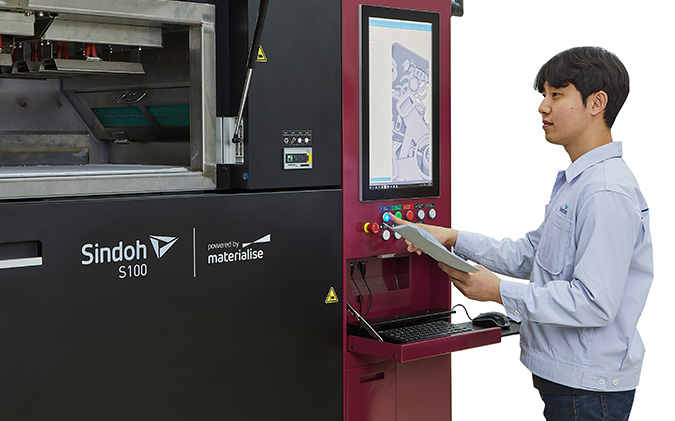 신도리코, 국내 최초 대형 폴리머 산업용 3D 프린터 ‘Sindoh S100’ 출시