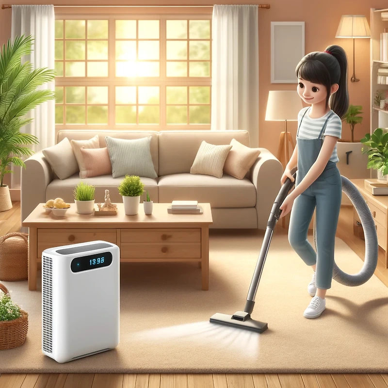 정기적인 청소 vs 공기 청정기 사용: 실내 환경과 건강에 미치는 영향 비교