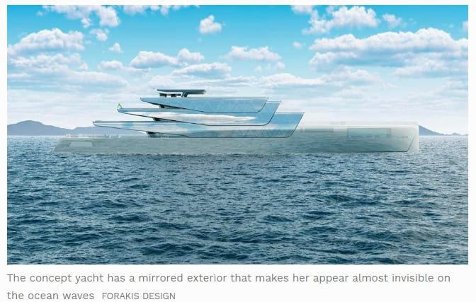 아바타 영감 세계 최초 3D 프린팅 투명 보트 The World’s First 3D-Printed ‘Invisible’ Yacht Has A ‘Tree Of Life’ Inspired By Avatar