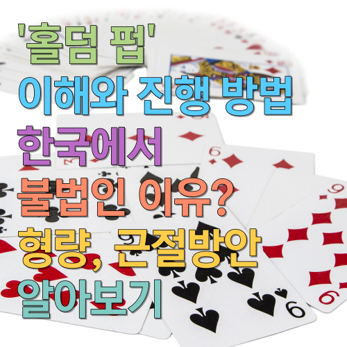 '홀덤 펍' 이해와 진행 방법 한국에서 불법인 이유? 형량, 근절방안 알아보기