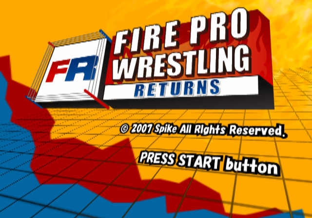 파이어 프로레슬링 리턴즈 북미판 Fire Pro Wrestling Returns USA (플레이 스테이션 2 - PS2 - iso 다운로드)