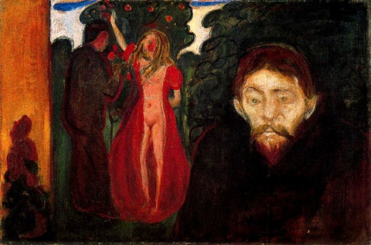 노르웨이 화가 에드바르 뭉크의 1895년 작품, 질투