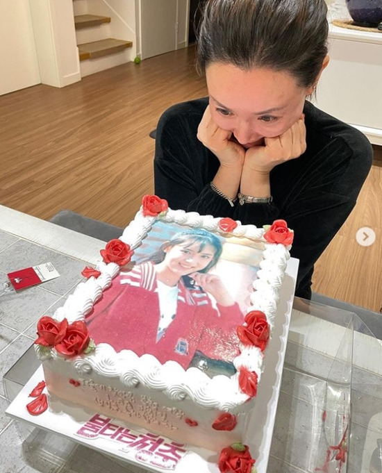 이상아, '50세' 생파 현장…