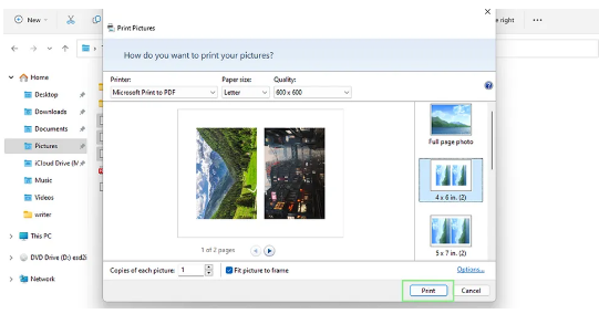 윈도우11 여러 이미지를 하나의 PDF로 만드는 방법