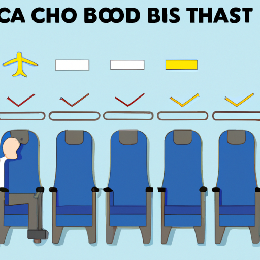 비행기 좋은 좌석 선택하는 방법