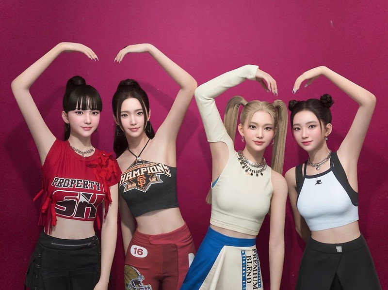 넷마블의 자회사 메타버스엔터테인먼트의 가상 아이돌 그룹 ‘메이브(MAVE:)’