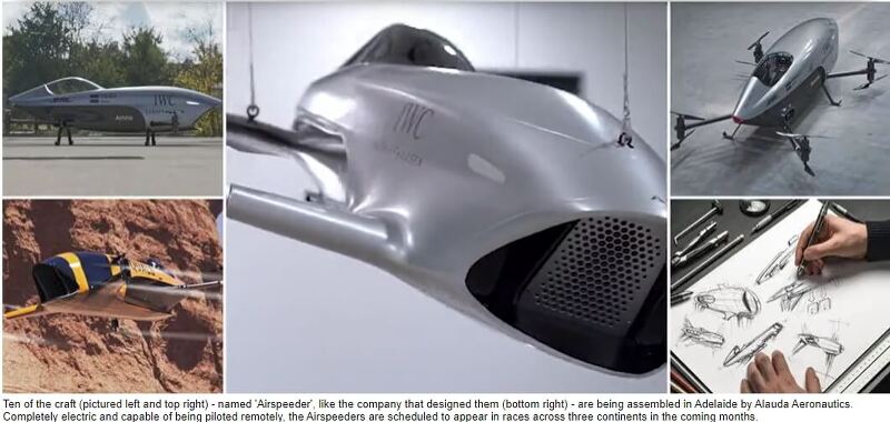 세계 최초의 날으는 경주용 자동차 VIDEO: World's First Electric Flying Racing Car Unveiled