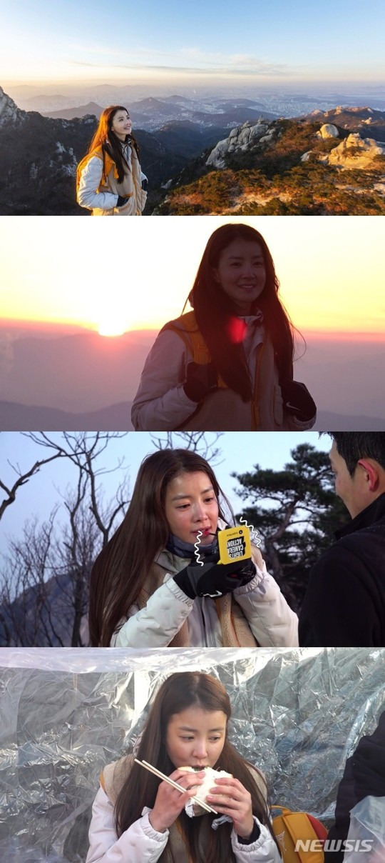 '전참시' 이시영, 연예인 최초 등산 화보 도전…한파에 생고생