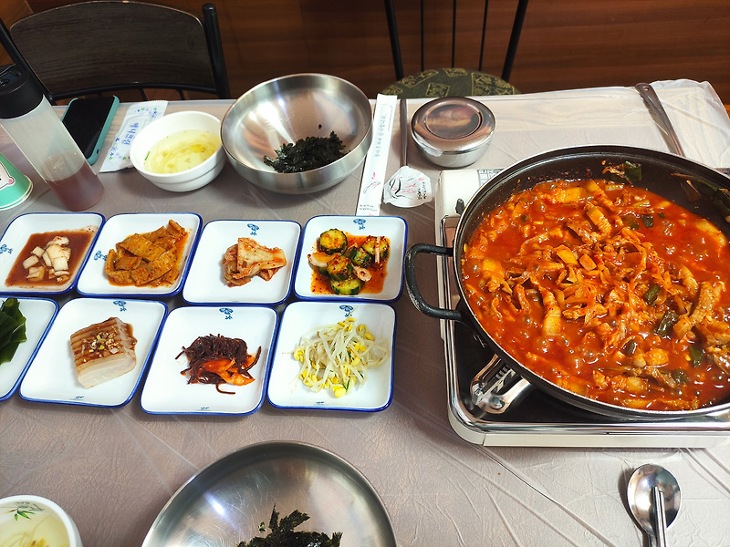 경북 맛집 영덕 맛집 나비산 기사식당