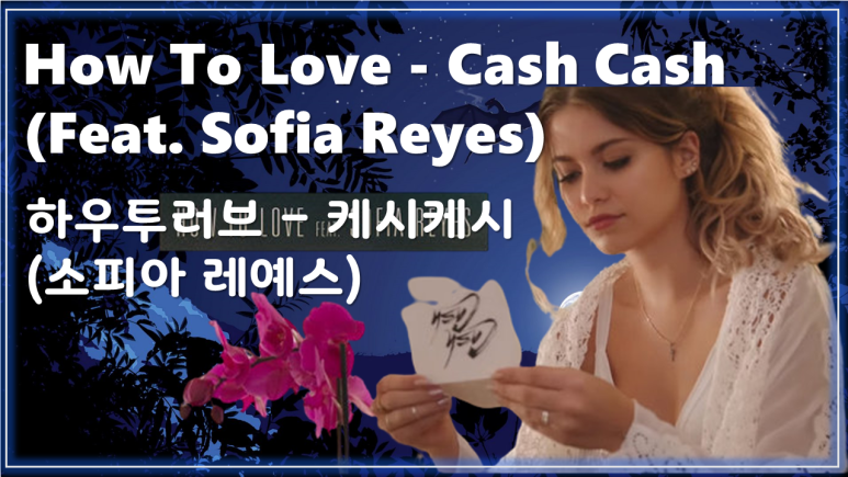 [팝 베스트] How To Love - Cash Cash (Feat. Sofia Reyes) / 케시케시 (소피아 레예스) / Pop songs that Koreans like