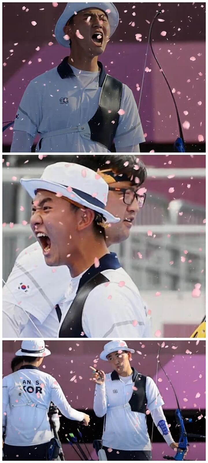 양궁 김제덕 선수의 파이팅이 불러온 반응