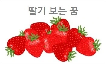 딸기 보는 꿈 씻는 꿈 딸기를 먹는 꿈 딸기 따는 꿈 받는 꿈 딸기가 주렁주렁 달린 꿈 해몽