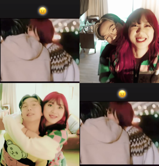 '커플 속옷 화보' 이영지래원, 뽀뽀한거 딱 걸렸어! [화보]