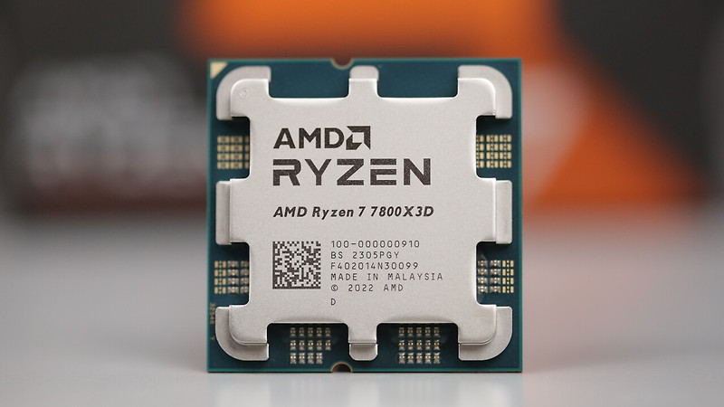 가성비 좋은 최고의 게이밍 전용 CPU, AMD 라이젠 7 7800X3D