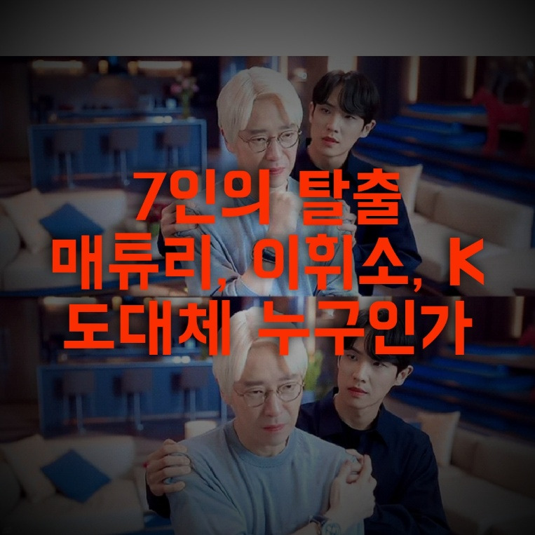 7인의 탈출 매튜리, 이휘소,K 도대체 누구인가