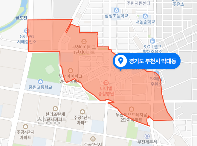 2021년 1월 - 경기도 부천시 약대동 교차로 음주운전 추돌사고