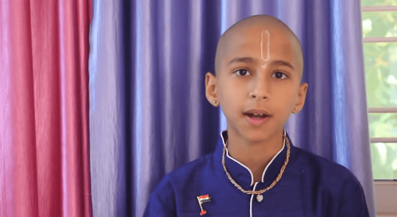 인도 예언가 코로나 마스크 2022 벗는다! 소년 노스트라다무스