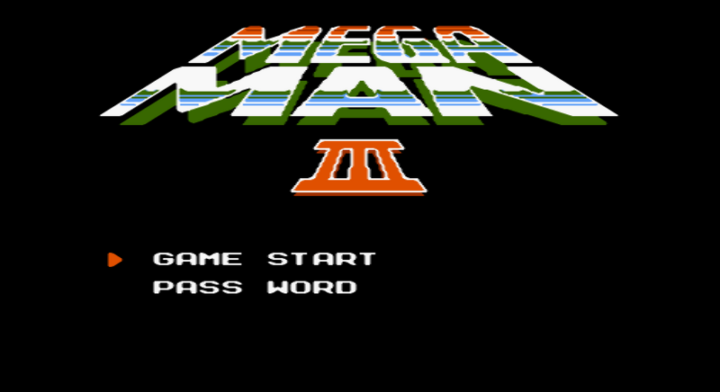 캡콤 (Capcom) - 메가 맨 3 북미판 Mega Man 3 USA (패미컴 - FC / NES - 롬파일 다운로드)