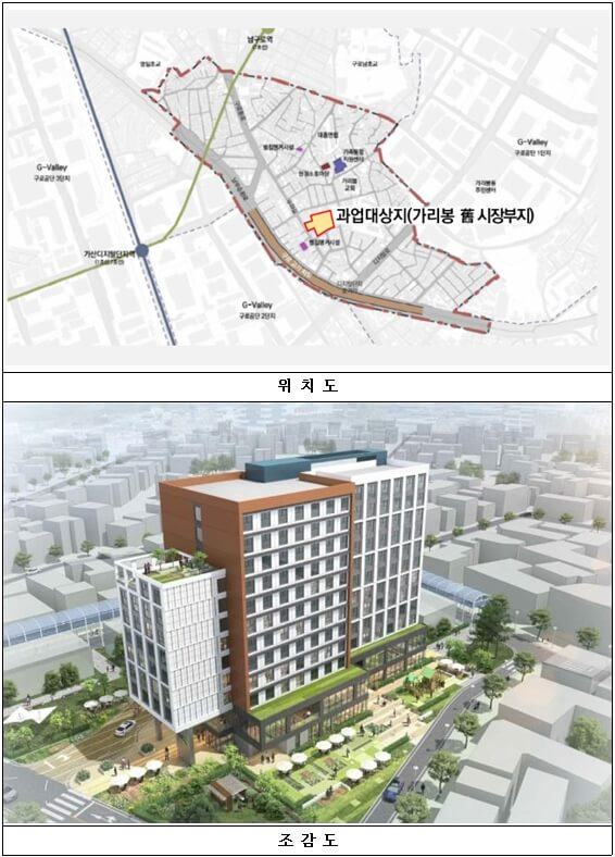 가리봉시장 부지 청년주택+주차장 복합개발 사업자에 현대엔지니어링 컨소시엄 선정  [서울시]