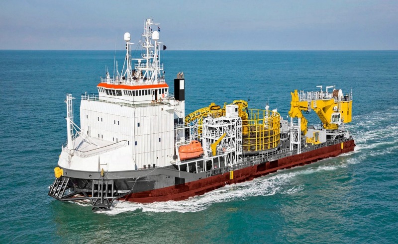대한전선 해저케이블 포설선 6200톤급 해상풍력용 CLV 인수