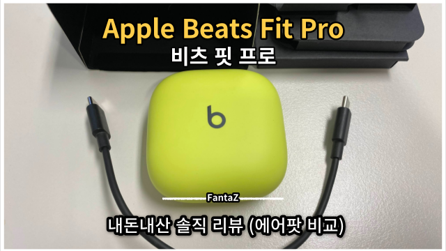[애플 비츠 핏 프로 후기] Beats Fit Pro 내돈내산 리뷰 (에어 팟 프로 비교)