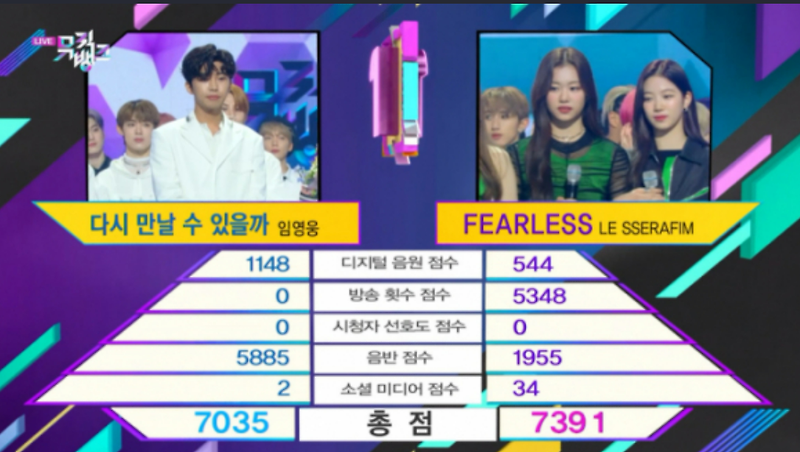 뮤직뱅크 해명 임영웅 논란