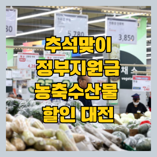 정부지원 전통시장 | 마트 농축 수산물 할인 대전 안내 - 제로페이/농할상품권/선물하기