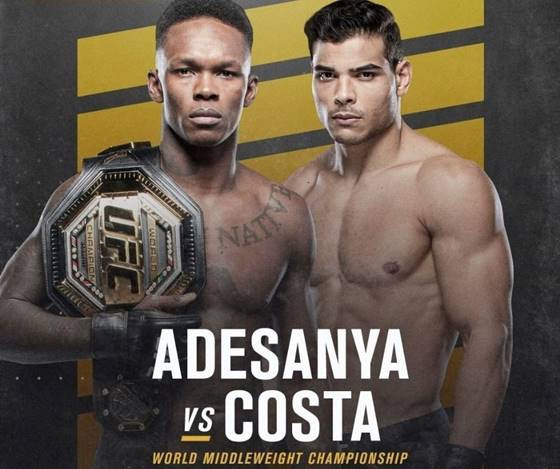 아데산야 코스타 중계 UFC 인터넷 무료보기
