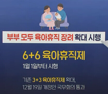 2024년 신규 시행, '6+6 육아 휴직제' 부모 부담 감소