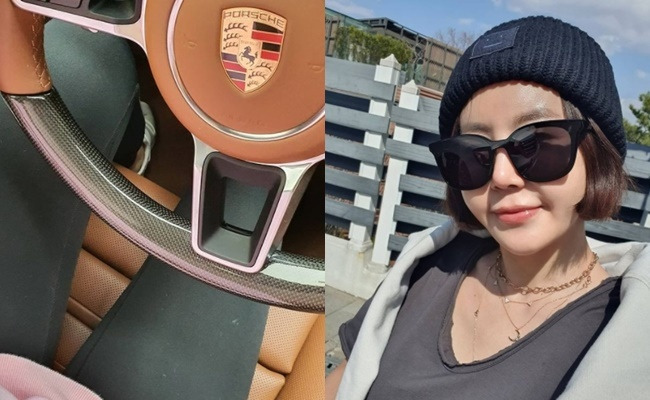 ‘100억 CEO’ 황혜영, 1억 포르쉐 SUV 타고 뽐낸 레깅스 핏[SNS컷]