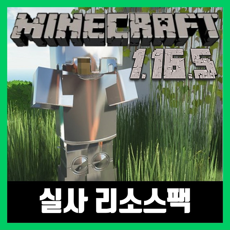 마인크래프트 1.16.5 실사 리소스팩 ModernArch