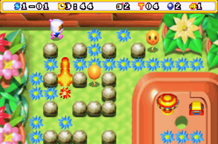 허드슨 - 봄버맨 맥스 2 봄버맨 버전 (ボンバーマンMAX2 ボンバーマンバージョン - Bomberman Max 2 Bomberman Version) GBA - ACT (액션)