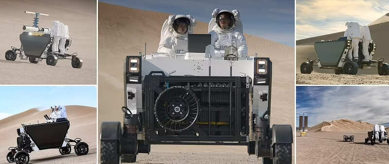 새로운 달 표면 주행 로봇...화성에서도 사용 가능 VIDEO:  New interplanetary rover aimed at transporting cargo and astronauts