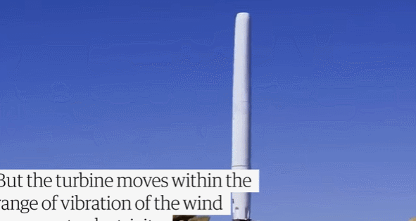 블레이드 없는 무풍력 터빈 VIDEO:Good vibrations: bladeless turbines could bring wind power to your home