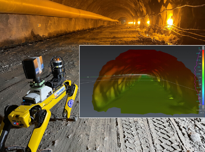 포스코건설, 터널공사에 4족 자율보행 로봇 이용 안전·품질 관리ㅣ터널공사의 원격 제어 로봇 사용 VIDEO:Robotic Tunneling: Improving Tunneling Safety and Productivity