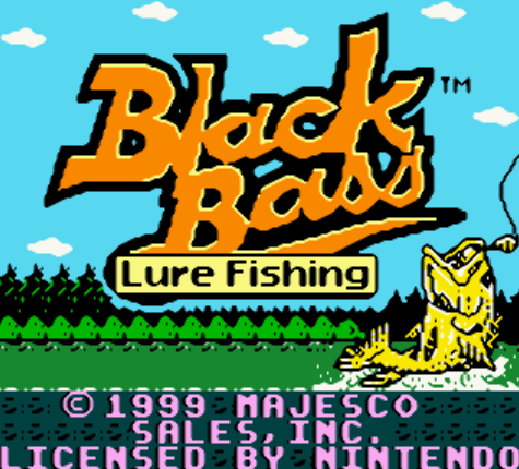 (GBC / USA) Black Bass Lure Fishing - 게임보이 컬러 북미판 게임 롬파일 다운로드