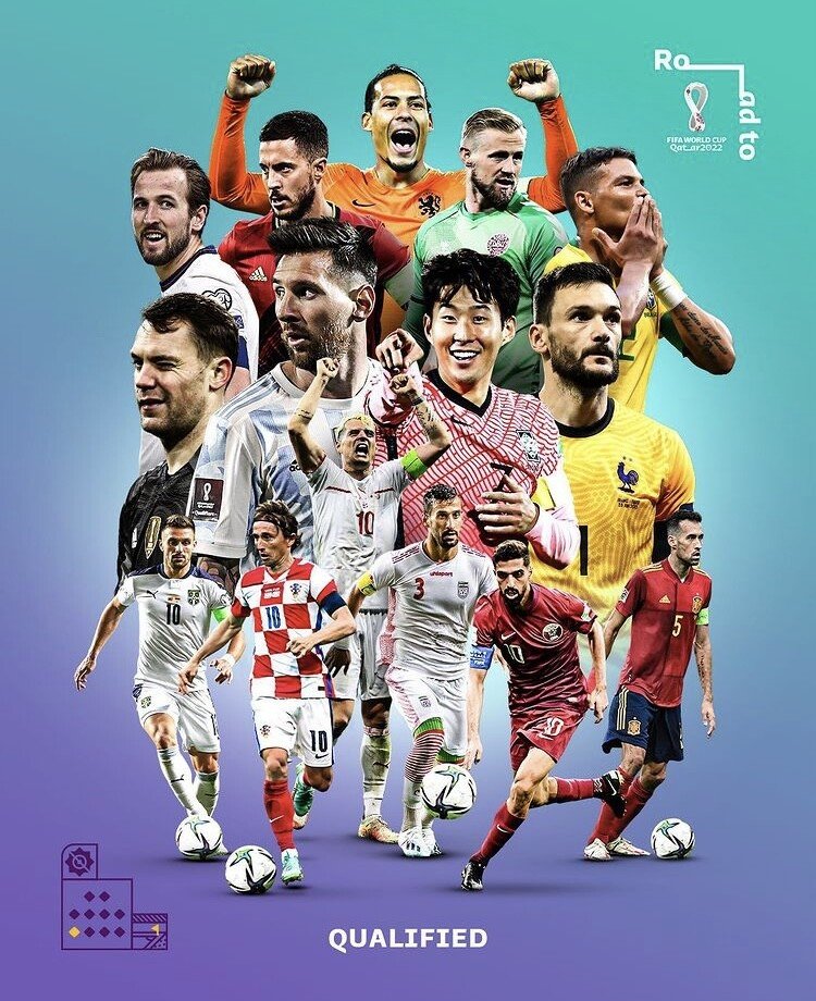 (공식) 2022 카타르 월드컵 예선 포스터