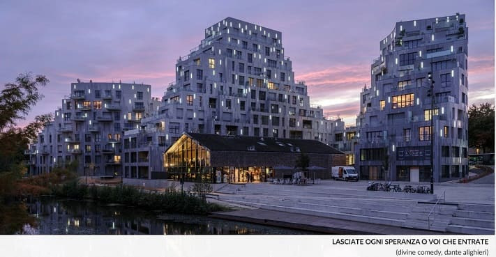 주변 환경과 완벽 조화 프랑스 아파트 단지 MVRDV shapes housing complex as geological formation in rennes, france