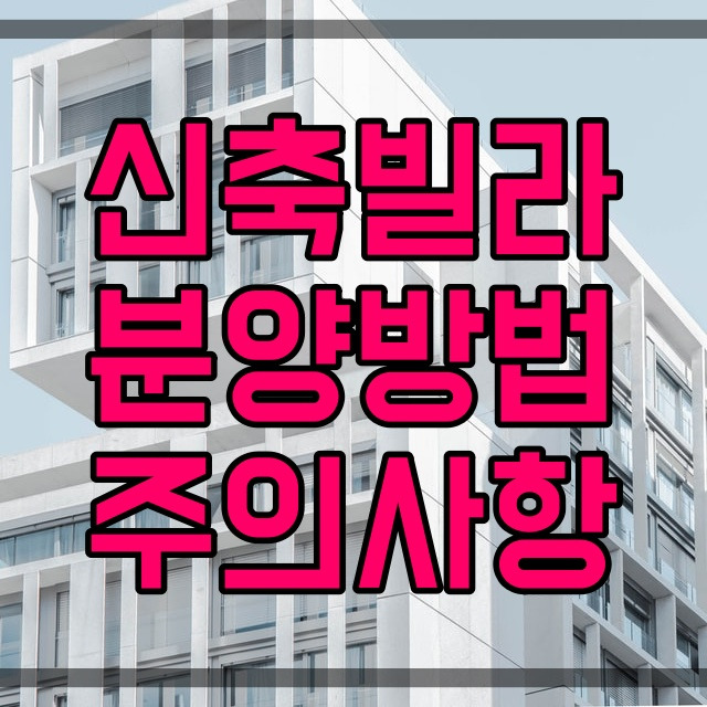 신축빌라 분양계약 주의사항 등기부등본, 분양계약서, 전세가율 542