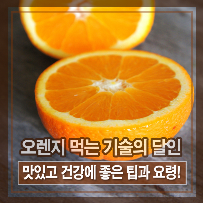 오렌지 먹는 기술의 달인, 맛있고 건강에 좋은 팁과 요령!