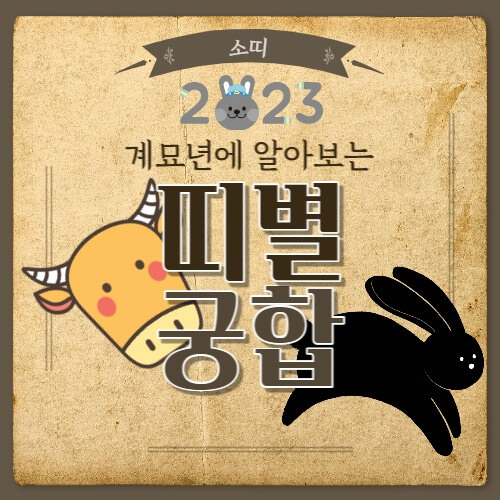 [띠별 궁합] 소띠 궁합 잘맞는 띠는?