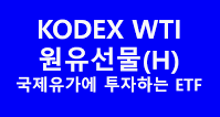 국내에서 원유에 투자하는 방법 : KODEX WTI 원유 선물(H)