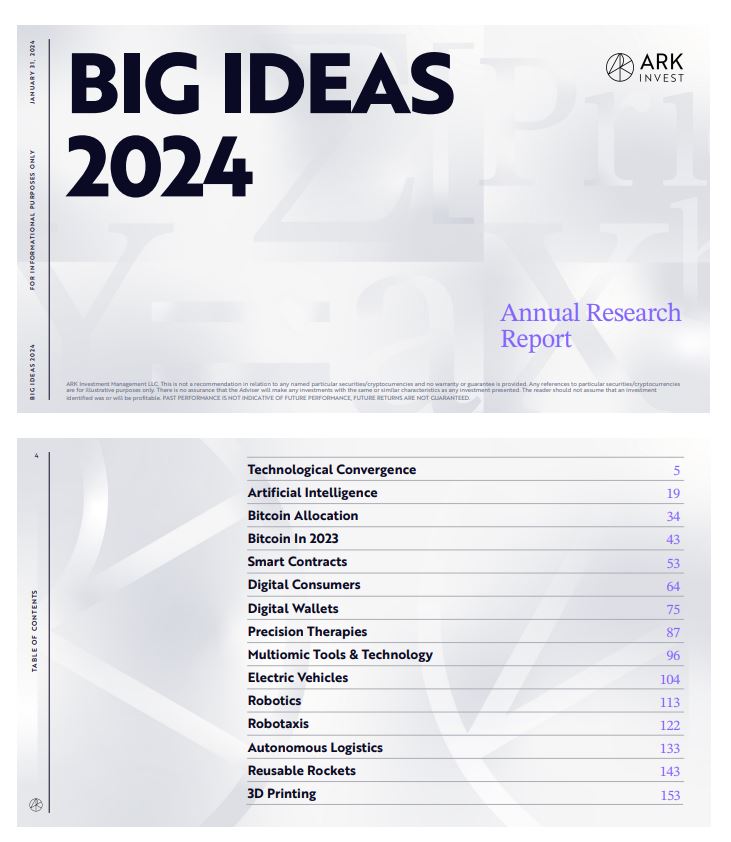 2024 아크 인베스트 보고서 간단 요약(BIG IDEAS 2024) - (1)